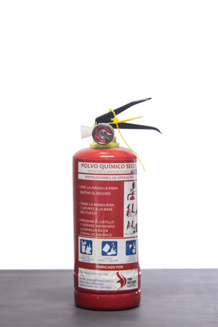 Extintor Polvo Químico Seco (pqs) 2 Kg - Certificado — RAC SEGURIDAD  INDUSTRIAL